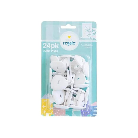 Funda de enchufe de seguridad para el hogar, paquete de 24 unidades, regalo, color blanco