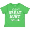 thumbnail image 3 of Inktastic I Love My Great Aunt with Arrow Boys or Girls Toddler T-Shirt, 3 of 5