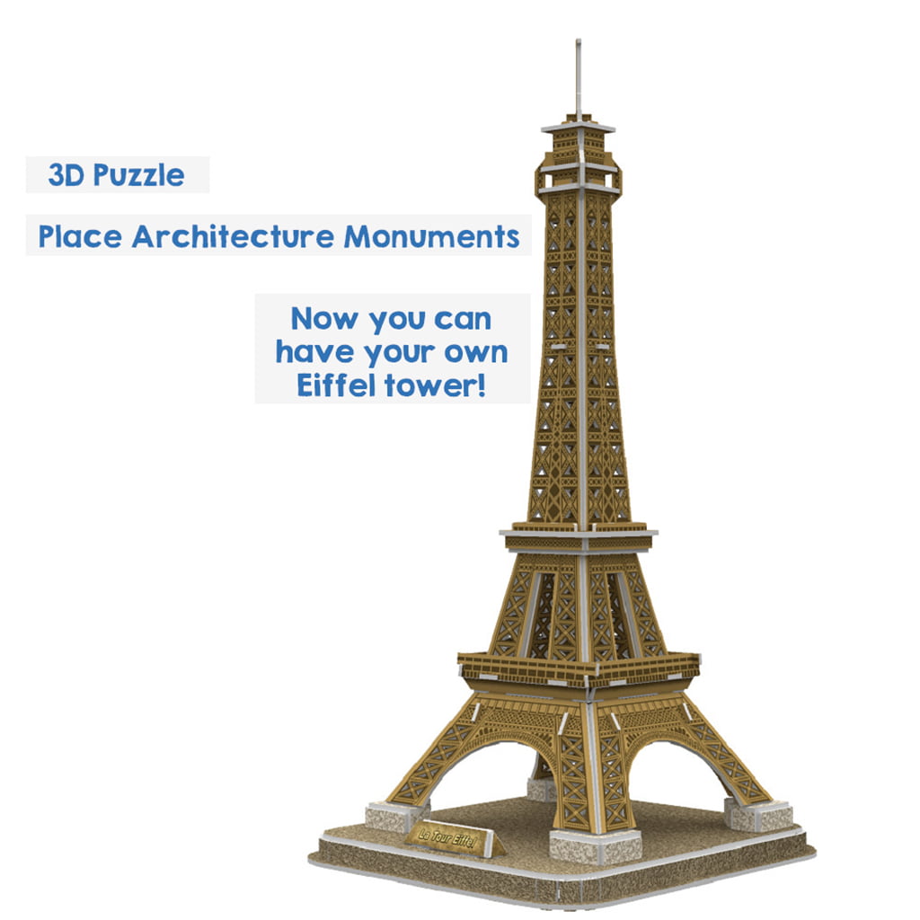3-D Wooden Puzzle Small Eiffel Tower Gift Item "Brand New" 