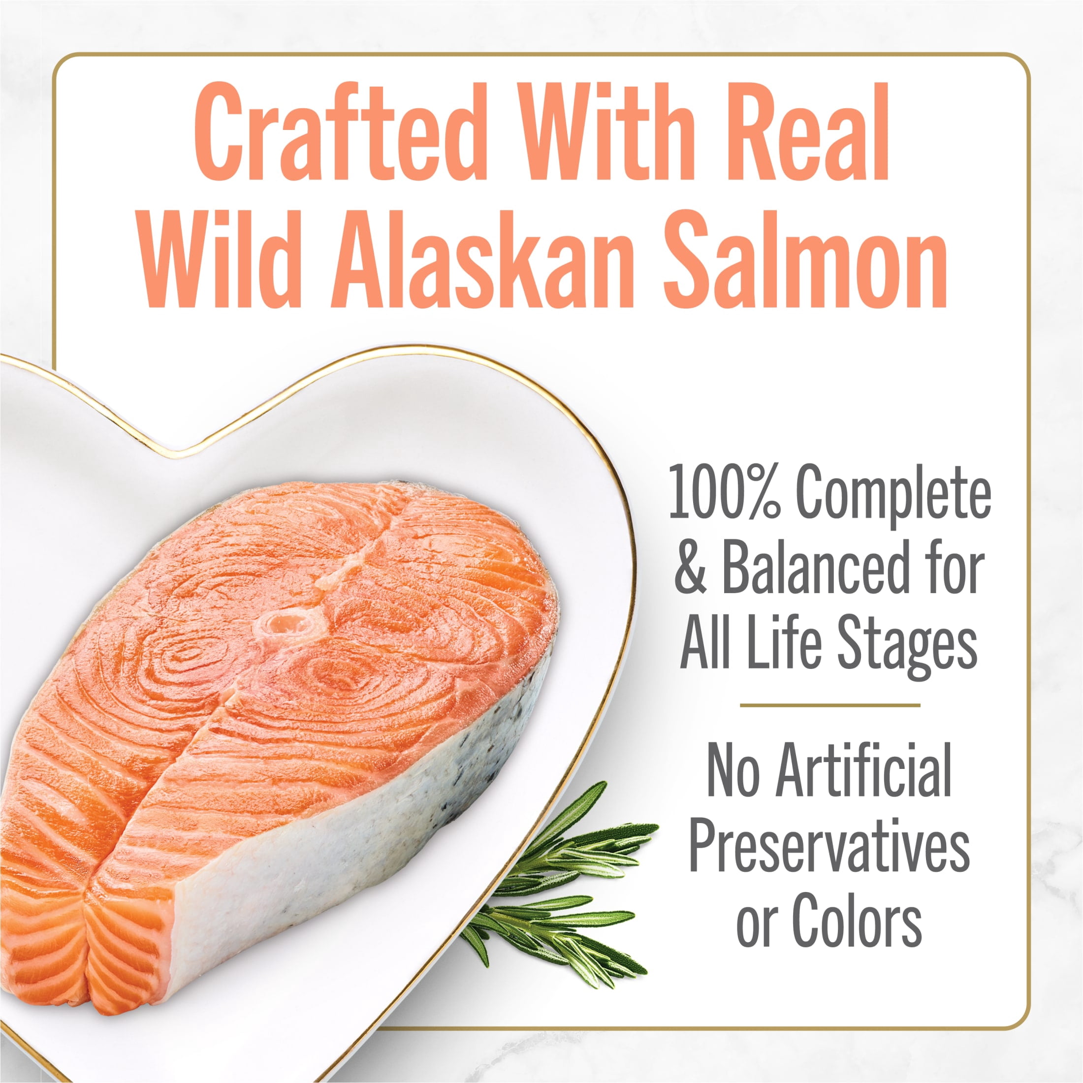 (2 pack) Purina Fancy Feast Petites Wild Alaskan Salmon Entrée Gourmet Wet Cat Food Pate, 1.4 oz Tubs