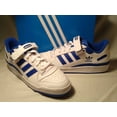thumbnail image 1 of Men's - 11.5 Ad-id-as Originals Forum Low White & Blue Leather NWB! 2021 FY7766, 1 of 6