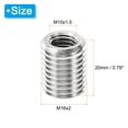 thumbnail image 2 of Unique Bargains Adaptateurs de Filetage Manchon Réducteur Écrou 6 Pcs M16x2 Mâle à M10x1.5 Femelle Écrou de Réparation 20mm, 2 of 7