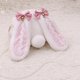 thumbnail image 4 of style2 Mochila para niñas lindas lolitas conejo hombro mochila bolso cruzado juguetes de peluche niñas niños regalo negro, 4 of 5