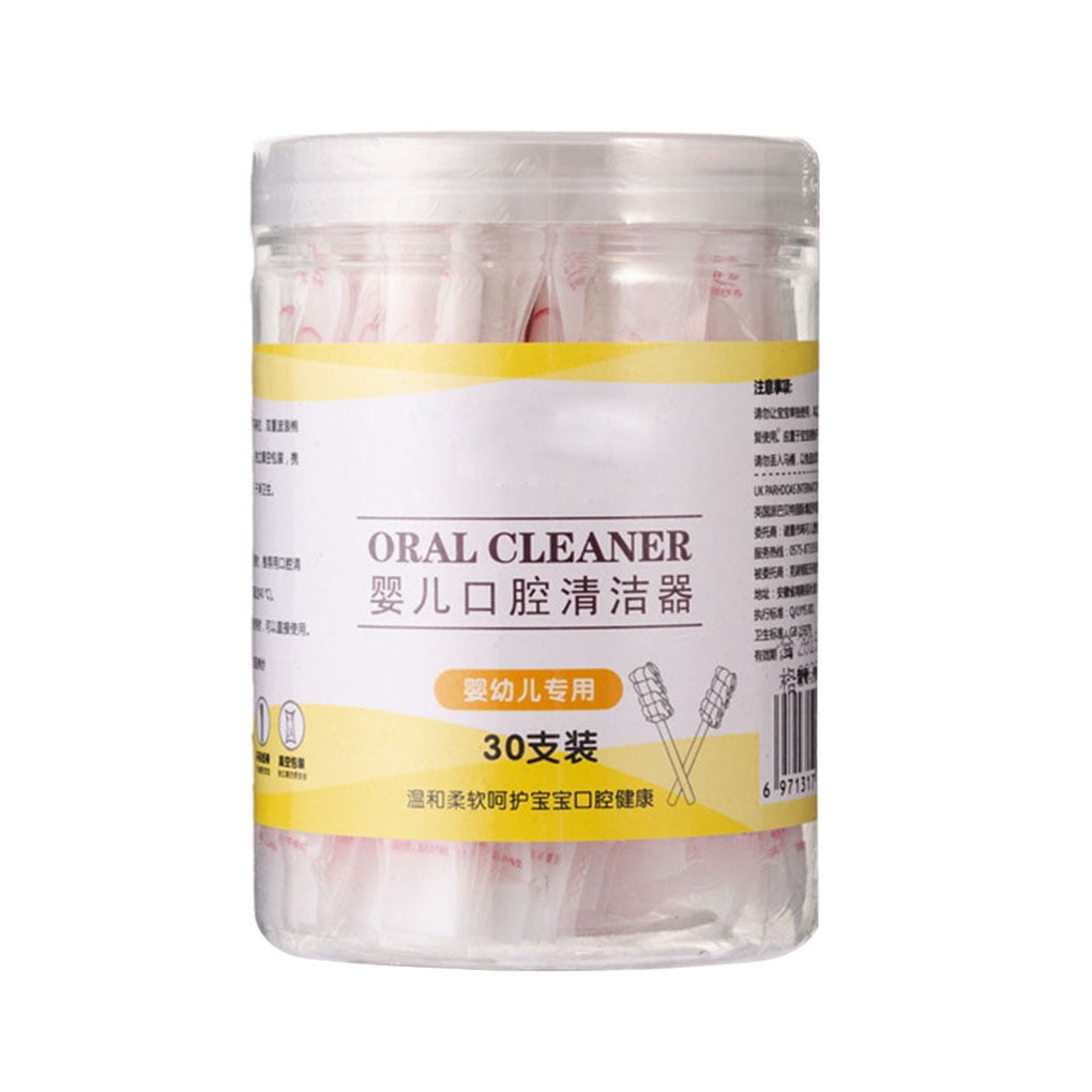 Baby's deciduous toothla30pcs Baby Oral Swabs Newborn Tooth Gum