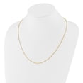 thumbnail image 5 of 925 Sterling Silver Box Chain Styles Necklace Gold-plated Adjustable .95mm 22 inch 0.95 mm, 5 of 6