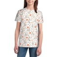 thumbnail image 3 of Wukai Flower Rabbit Youth Unisex Short Sleeve T-Shirt for Boys, Girls, Teens, and Kids-X-Large, 3 of 7