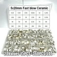 thumbnail image 3 of 360 Pieces/set Circuit Fuse 24 Kinds Fuses Assorted Kit Electrical Appliances Overcurrent Protection Maintenance Replacing Parts Cereamic, 3 of 8