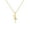 N005-Gold, variant on Ballet Women'S All-Match Cross Chain Moissanite Necklace