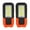 Orange, variant on HIBIBUD 2Pcs Small Flashlight,Repair Portable Lights Led Flashlight,Can Be Hung and Adsorbed Flashlight Battery Powered,Orange
