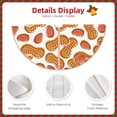 thumbnail image 3 of Sikiie Peanuts4 Nativity Christmas Tree Skirt, Jesus Christian Winter Holiday Tree Mat Decoration(30-48IN)48", 3 of 6