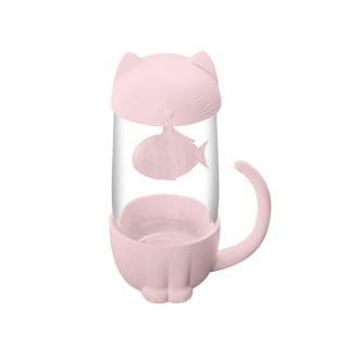 Single-Serve Tea Maker - Cat Cup with Fish Strainer - The Cultured Cat