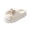 White, variant on KEVCHE Womens Fuzzy Slippers , Cozy Warm Cushion Anti-Slip Grip , Indoor Outdoor House Slippers (Coffee )