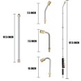 thumbnail image 3 of Pressure Washer Extension Wand Set Universal Washer Extension Rod Kit for Undercarriage Cleaner, 3 of 5