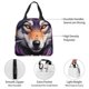 thumbnail image 4 of Disketp Colorful Wolf Head A Bolsa Térmica para Almuerzo para Hombre y Mujer, Ideal para Trabajo, Senderismo y Picnic, 4 of 8