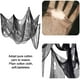 thumbnail image 3 of Tela espeluznante gigante de gasa negra espeluznante para decoraciones al aire libre, suministros para fiestas, casas embrujadas, patios, jardines, paredes interiores y ventanas, 3 of 7