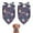 Fairy Princess Magic, variant on Dog Bandana 2 Pack,Fairy Princess Magic Pattern Bandanas for Dogs,Cat Bandana,Small/ Large Dog Bandana 2 Size,Dog Bandanas