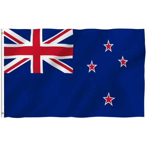 Anley Fly Breeze 3x5 Foot New Zealand Flag - New Zealander Kiwi National Flags Polyester
