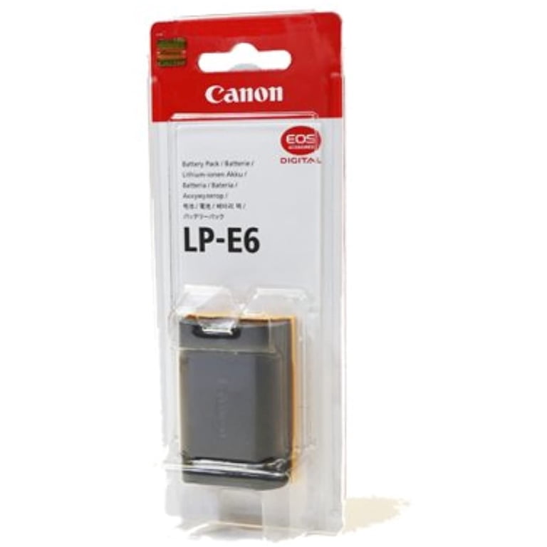 Baxxtar Batteria LP-E6N 2400mAh Per Canon EOS 5D Mark II, III, IV, 6D, 7D, 60D, 70D, 80D, 90D, R5, R6 E Blackmagic Pocket 4K/6K - 3