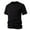 Black, variant on Fznquz Cotton Men's T-Shirts Basic Short Sleeve Black T-Shirt Casual Plain Shirt L