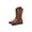 Brown, variant on Kids Cowboy Boots - Cowboy and Cowgirl Boots for Boys and Girls, Mid-Calf Square Toe Western Rodeo Boots with Embroidery and Side Zipper (Toddler/Little Kid/Big Kid)