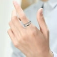 thumbnail image 5 of Bague en Argent Simple Tempérament Bague de Mode Féminine Bague de Personnalité Bijou à Main Simple Dames, 5 of 5