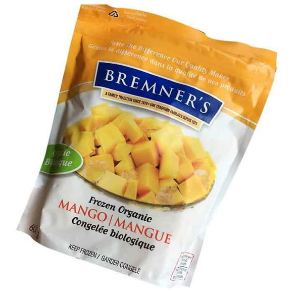 Bremner Foods - Organic Frozen Mango, 600g