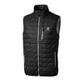 thumbnail image 2 of Men's Cutter & Buck Black Northwestern Wildcats Team Logo Big & Tall Rainier PrimaLoft Eco Insulated Full-Zip Puffer, 2 of 3