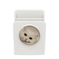 thumbnail image 1 of CAT White Kitty animal relajarse Estuche de escritorio, 1 of 4