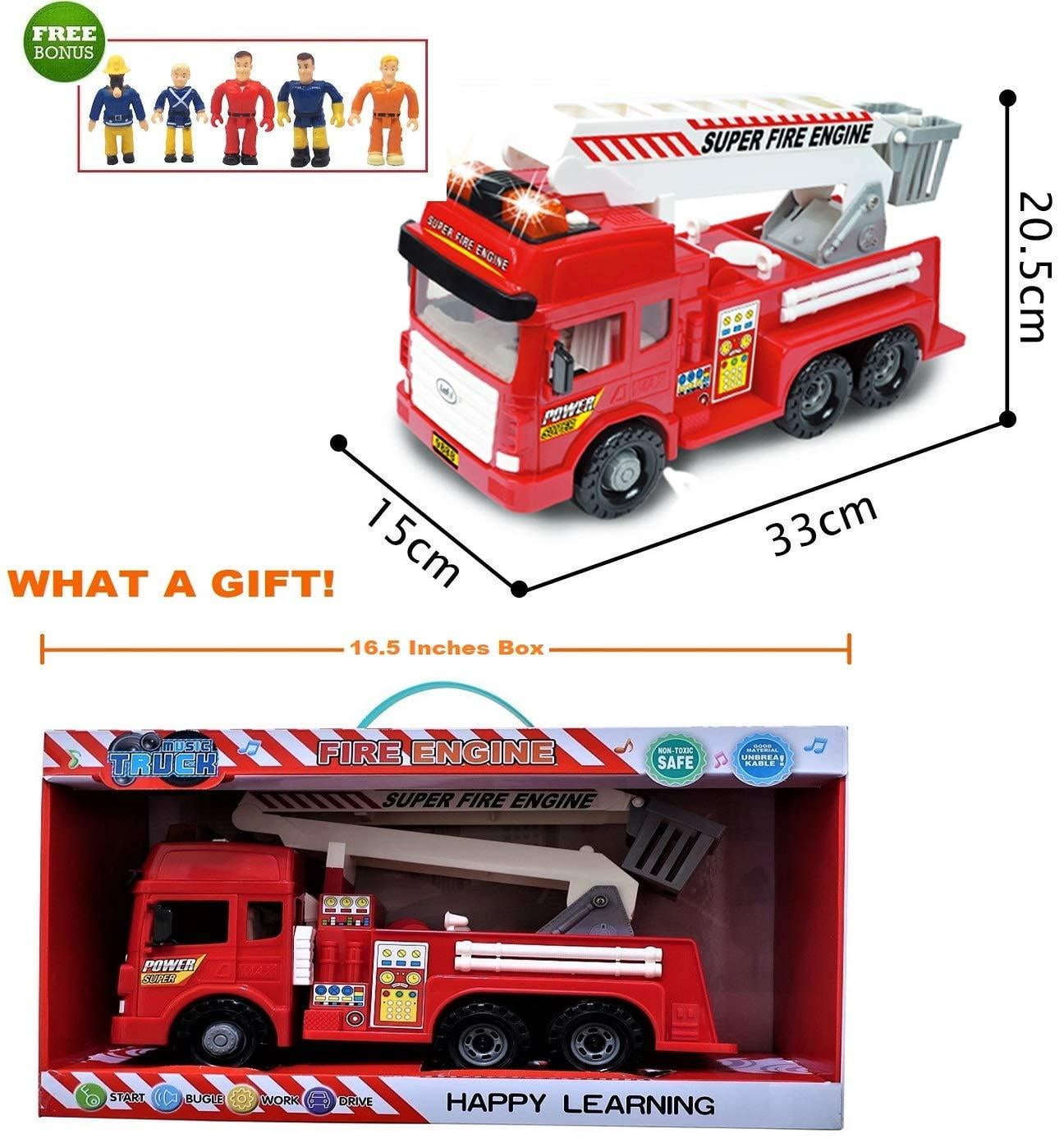big red fire truck toy