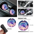 thumbnail image 6 of LedBack Dolphin Rainbow Print Full Set Car Seat Covers with Accessories Universal Car Front and Rear Seat Covers for Truck Sedan Vehicle, Decorative Auto Interior Accessories, Set of 15, 6 of 7