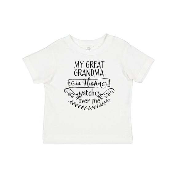 Inktastic My Great Grandma in Heaven Watches over Me Boys or Girls Baby T-Shirt