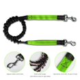 thumbnail image 3 of Hands-free Waist Dog Leash with Removable Zipper Pouch Reflective Strap Double Bungee Double Handles Night Running, 3 of 7