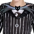 thumbnail image 2 of Halloween Costume for Kids Boys Christmas Jack Costume Black and White Striped Set Dress Up Outfit, 2 of 7