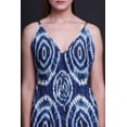 thumbnail image 3 of Bimba Robe de Plage Bohème à Bretelles Sans Manches Longue Maxi Imprimée pour Femmes Shibori - Grand, 3 of 6