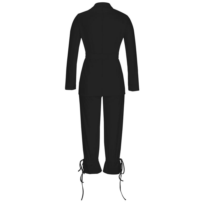 WXLWZYWL Womens Suits Blazer and Pants Long Sleeve Solid WXLWZYWL Womens Suits Blazer and Pants Long Sleeve Solid