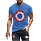 thumbnail image 2 of Tops para hombre, blusas y camisas de manga corta con cuello redondo para hombre, jersey informal de moda con estampado para hombre, camiseta de manga corta con cuello redondo, blusa de poliéster para, 2 of 5
