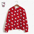 thumbnail image 5 of Sudadera con capucha de otoño para mujer, sudadera con capucha con estampado de HELLO KITTY, ropa de calle, jerséis de manga larga, suéter con capucha Harajuku, sudadera para mujer, 5 of 5