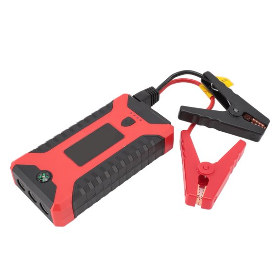 1000A Car Starter, 12V Portable Battery Starter, 4 USB Fast Charging 15000mAh LED Light 8 Integrated Preventions Car Battery Booster for Cars, Trucks, SUVs, Motorcycles