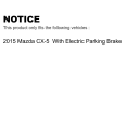 thumbnail image 2 of Transit Auto Front Rear Coated Disc Brake Rotors and Semi-Metallic Pads Kit for Car 2015 Mazda CX-5 with Electric Parking KGF-101123, 2 of 2