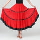 thumbnail image 5 of Falda de baile de salón para mujer, vestido latino moderno para vals rojo, 5 of 9