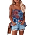 thumbnail image 2 of Women 250th Anniversary USA Shirt Women Patriotic Independence Day Shirt Women Strapless Casual Tube Top, 2 of 7