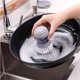 thumbnail image 5 of Soap Dispensing Palm Brush, Dish Washing Brush with Soap Dispenser,for Dishes,Pans,Cookware,Sink Cleaning,1pc, 5 of 5