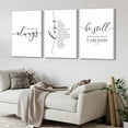 thumbnail image 5 of 3Pcs Framed Bible Verse Canvas Wall Art Christian Scripture Posters Prints Inspirational Wall Decor Pictures Paintings for Living Room Bedroom Home Decoration, Ready to Hang, 5 of 6