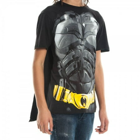 Batman Dark Knight Black Cape Costume Adult T-Shirt