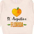thumbnail image 3 of Inktastic St. Augustine Florida Orange in Heart Toddler Sweatshirt, 3 of 4