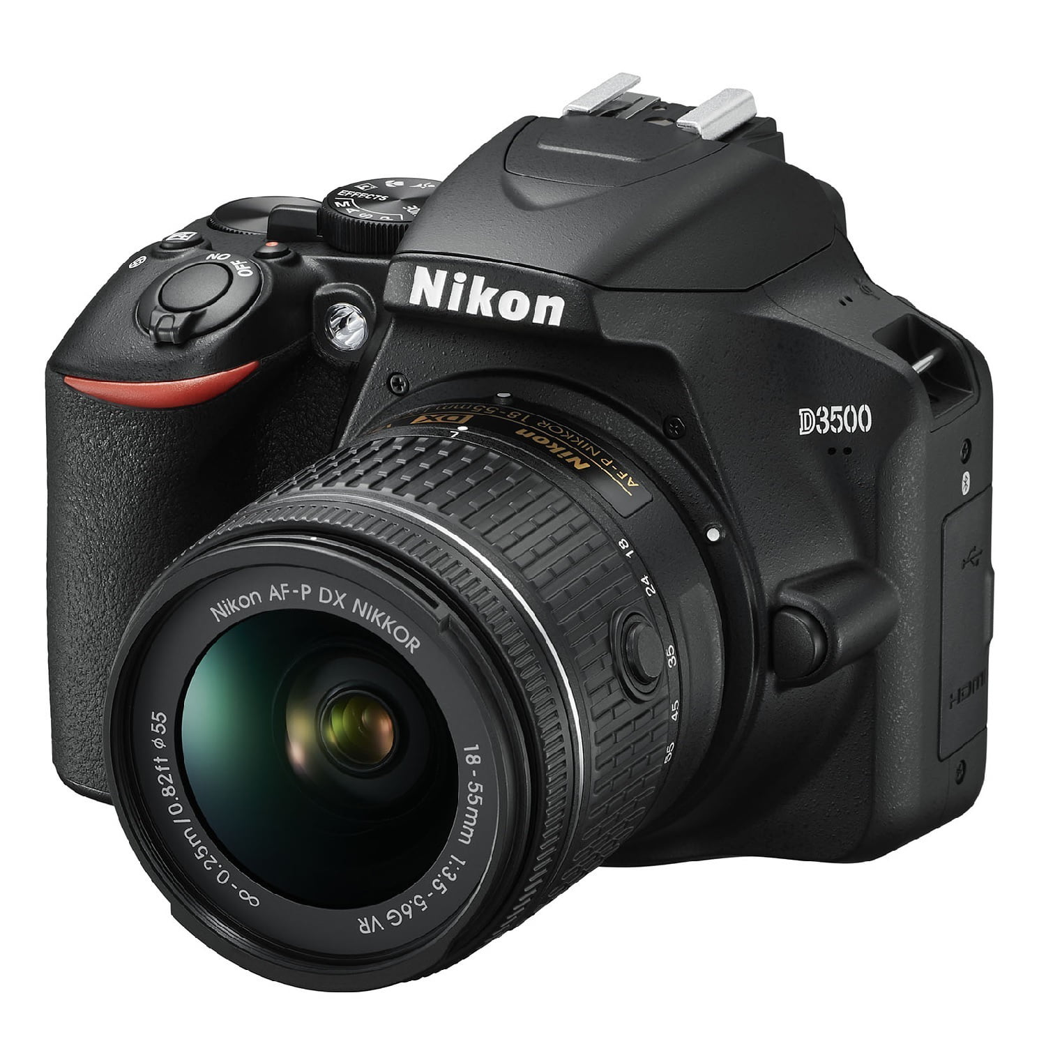 Grab speed hemisphere Nikon D3500 DSLR Camera with 18-55mm VR and 70-300mm Lenses with Case and  Bundle - Walmart.com