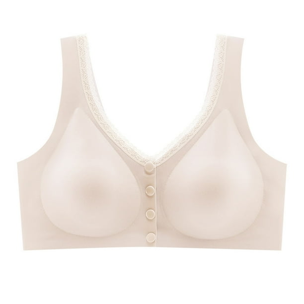 Puntoco Bralettes para mujer Sujetador transpirable con fruncido ajustable cómodo y confortable para mujer Sujetador diario