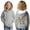 Gray, variant on successthop Graphic Hoodies Toddler Girls Boys Long Sleeve Hooded with Pockets Bow Printed Casual Blouse Sizes 3-13