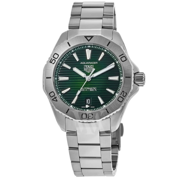 Tag Heuer Aquaracer Professional 200 Green Dial Steel Men's Watch WBP2115.BA0627