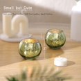 thumbnail image 2 of Portavelas votivos LAMORGIFT, cristal de mercurio verde, 12 unidades, 2 of 7